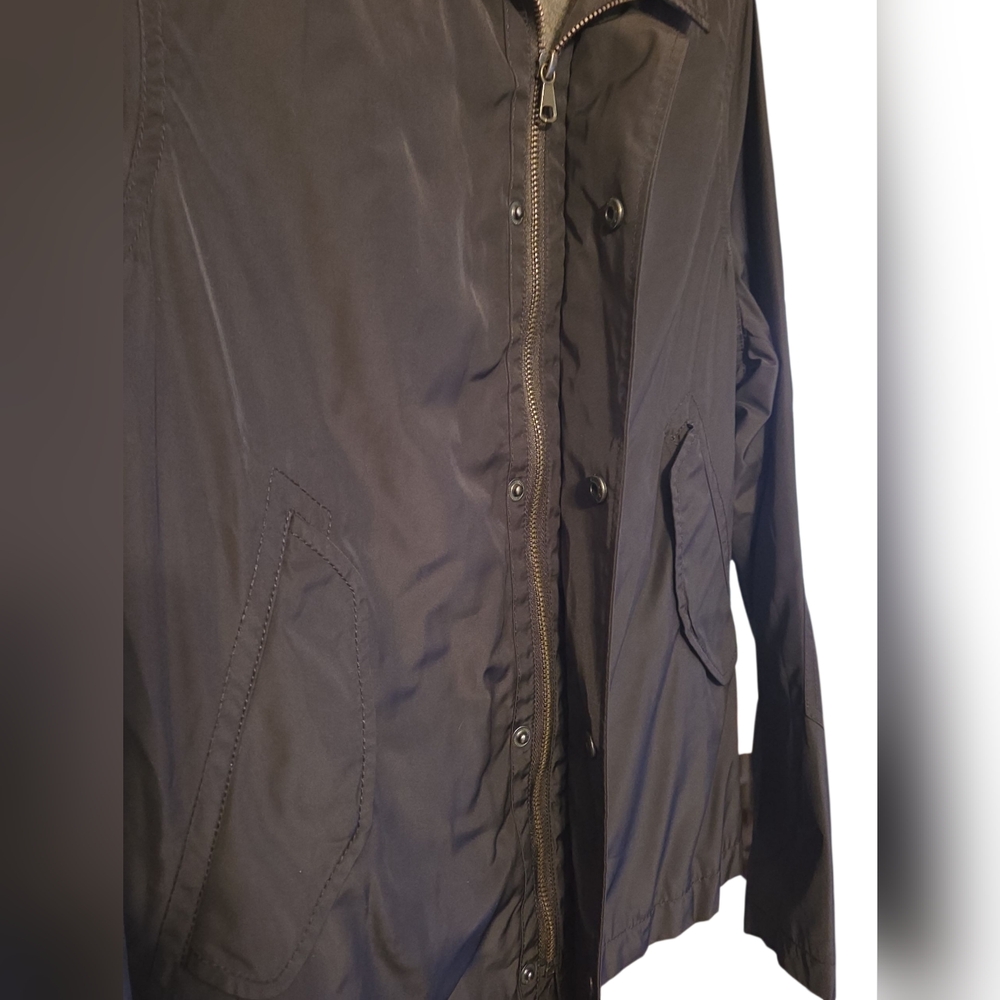 Banana Republic Unisex Black Lightweight Jacket Size M - Picture 3 of 7
